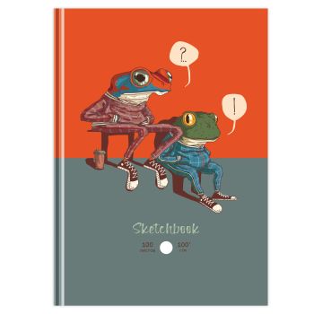 Скетчбук 100л., А5 BG 