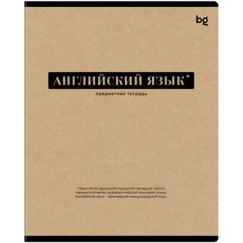 Тетрадь предметная 48л. BG 