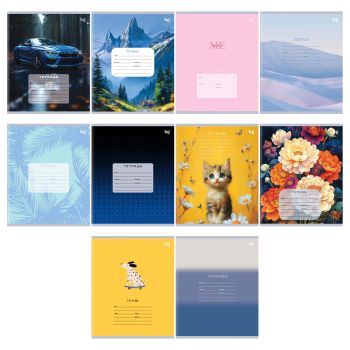 Тетрадь 24л., линия BG 