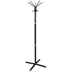 Вешалка напольная Титан "Классикс-С", 695*1845 мм, металл, черная, 5 крючков