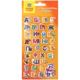 Наклейки объемные Мульти-Пульти "Алфавит", 10*22см, 33 наклейки, инд. уп., европодвес