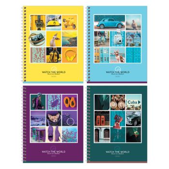 Тетрадь 48л., А5, линия на гребне BG 