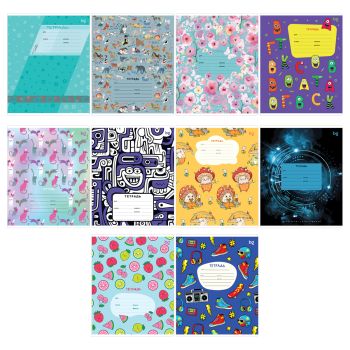 Тетрадь 12л., клетка BG 