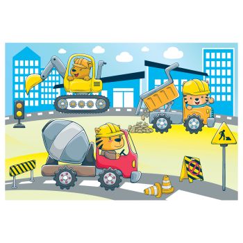 Пазл  24 эл. Maxi ТРИ СОВЫ 