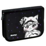 Пенал 1 отделение, 200*140*40 мм, Berlingo "Kawaii Dream", 1 дополнительная откидная секция, полиэстер