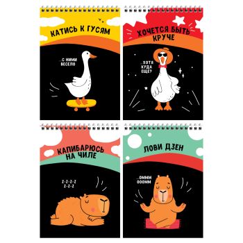 Блокнот А5 60л. на гребне BG 