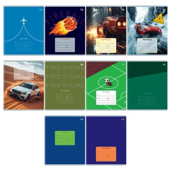 Тетрадь 18л., клетка BG 